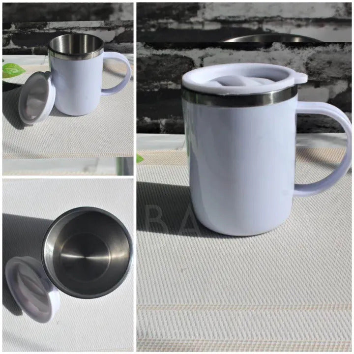 Premium Stainless Steel Hot &amp; Cold Coffee Mug (Random Colors)
