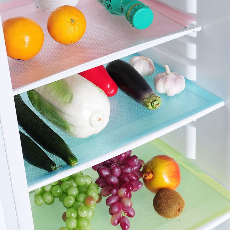 Waterproof Fridge &amp; Cabinet Mats – Washable Printed Liner Roll | Multi-Size Options for Shelves, Drawers &amp; Tables