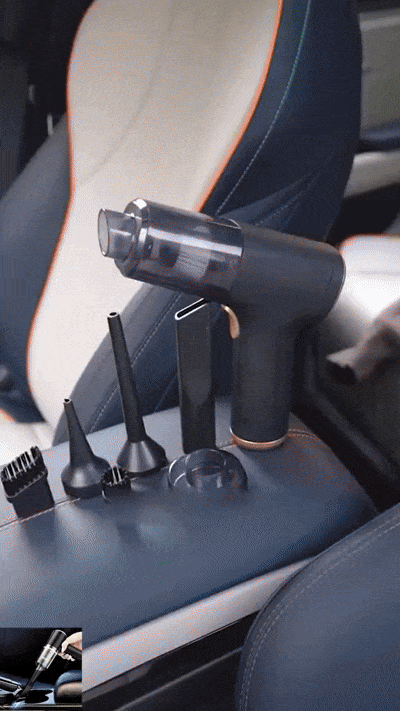 3-in-1 Cordless Mini Vacuum Cleaner – Vacuum, Blow &amp; Inflate Anywhere with Ease