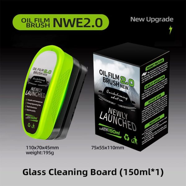 Oil Film Brush 2.0 – Clear Vision Windshield &amp; Glass Cleaner