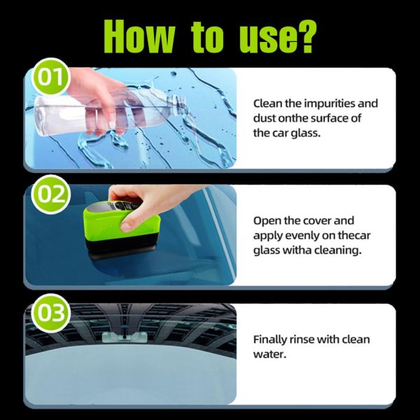 Oil Film Brush 2.0 – Clear Vision Windshield &amp; Glass Cleaner