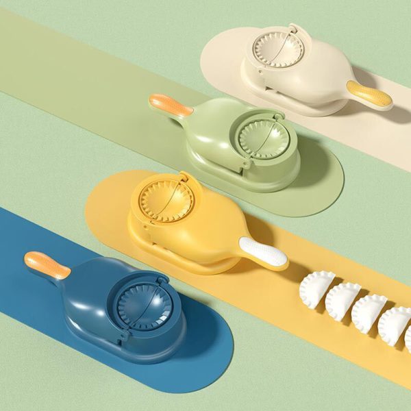 2-in-1 Dumpling Maker Tool with Dough Press &amp; Filling Spoon | Kitchen Gadget for Home Cooking