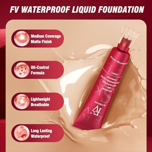 FV Foundation Lightweight, Waterproof &amp; Long Lasting for All Skin Types