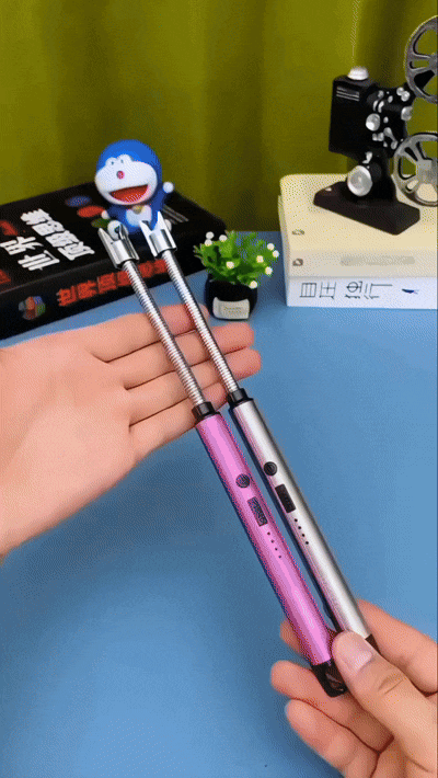 USB Rechargeable ARC Lighter 360° Rotation | Windproof Flameless Electric Plasma Lighter for Candles, BBQ &amp; Kitchen