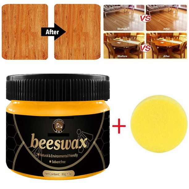 Wood Seasoning Beeswax Polish – Natural Furniture Care &amp; Restoration | Multi-Purpose Beewax Cleaner &amp; Polish