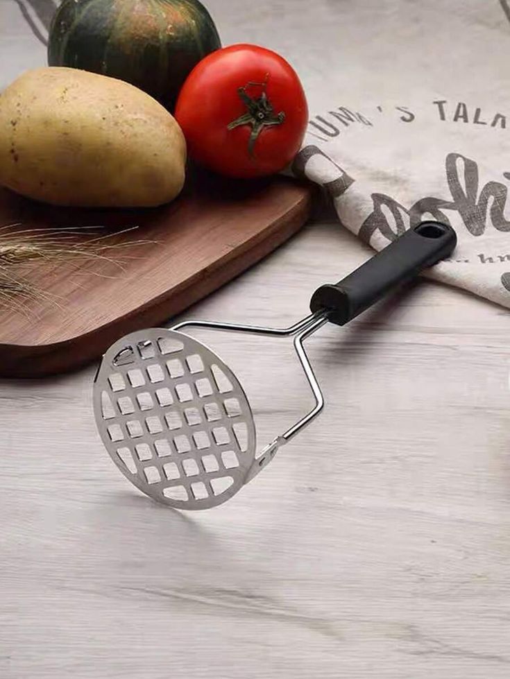 Premium Stainless Steel Potato Masher – Effortless Mashing with Comfort Grip