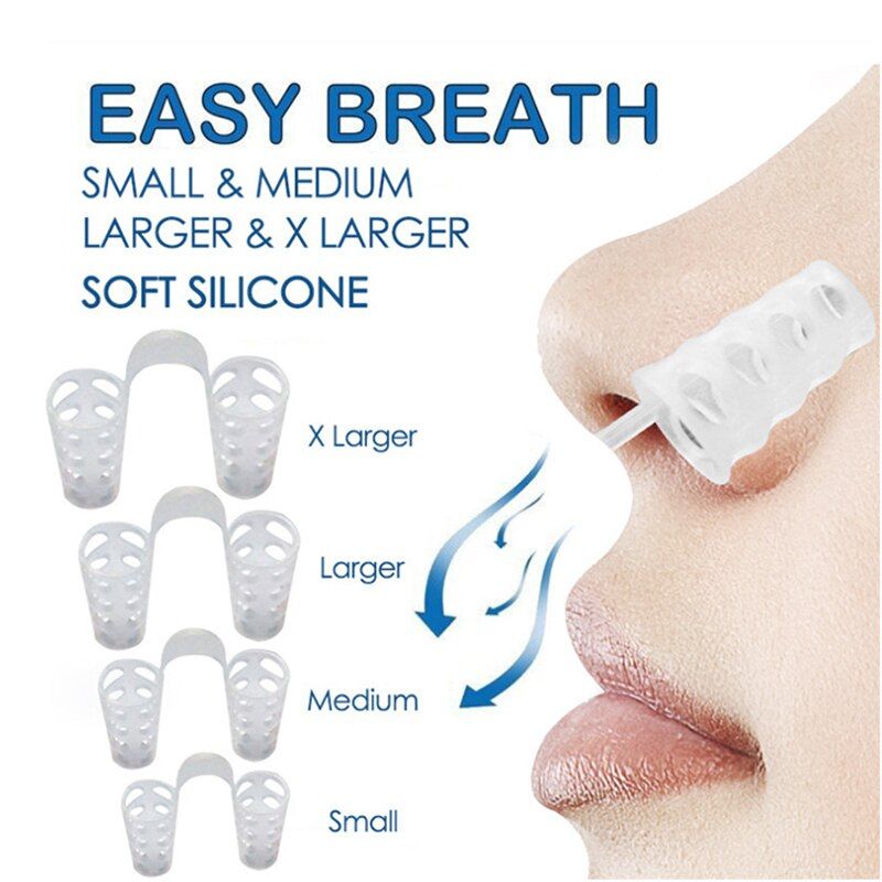 Sleepco Nasal Dilator Starter Kit – 4 Sizes for Better Breathing &amp; Snore Relief