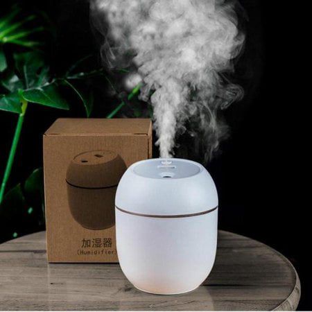 Cute Mini 220ml Silent Humidifier – Instant Freshness &amp; Glowing Skin Anywhere!