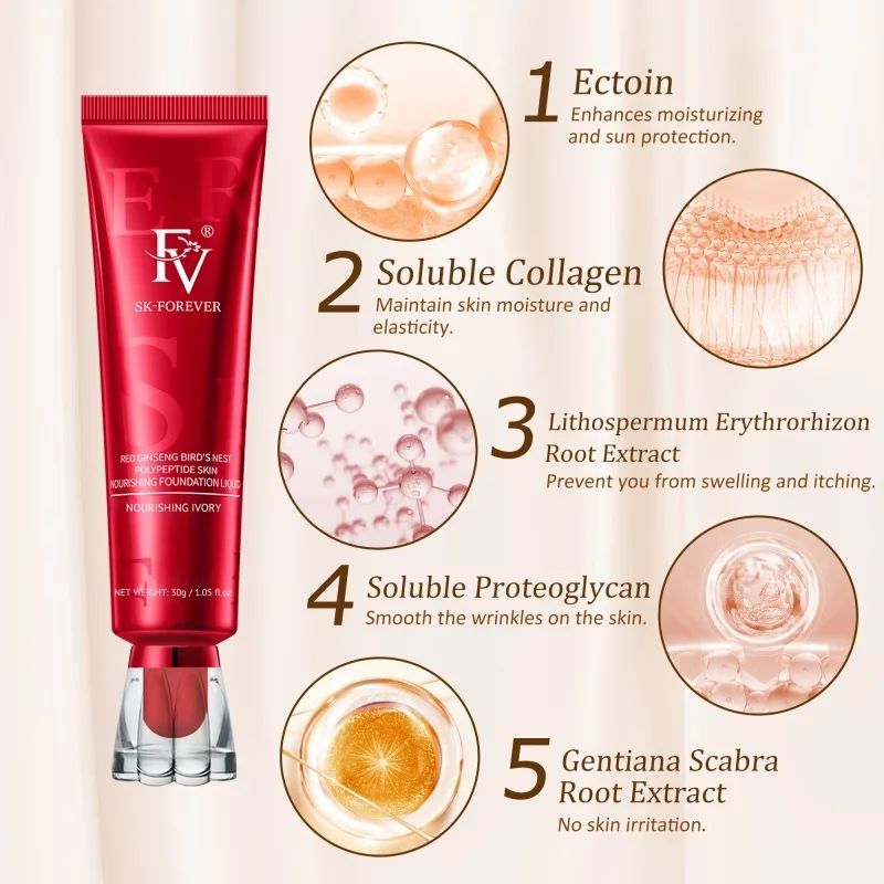 FV Foundation Lightweight, Waterproof &amp; Long Lasting for All Skin Types