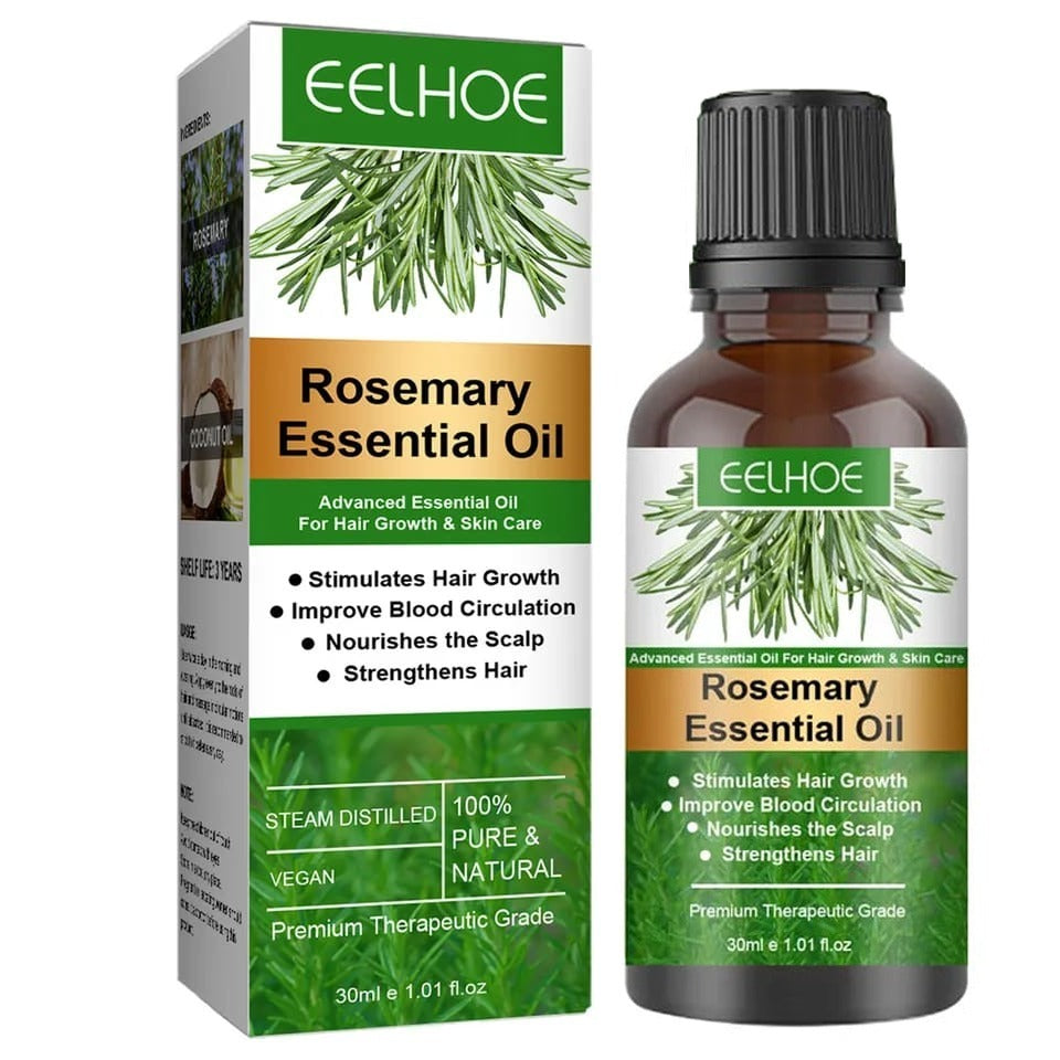 Rosemary Hair Growth Essential Oil – Anti Hair Loss &amp; Scalp Nourishing Treatment (30ml)
