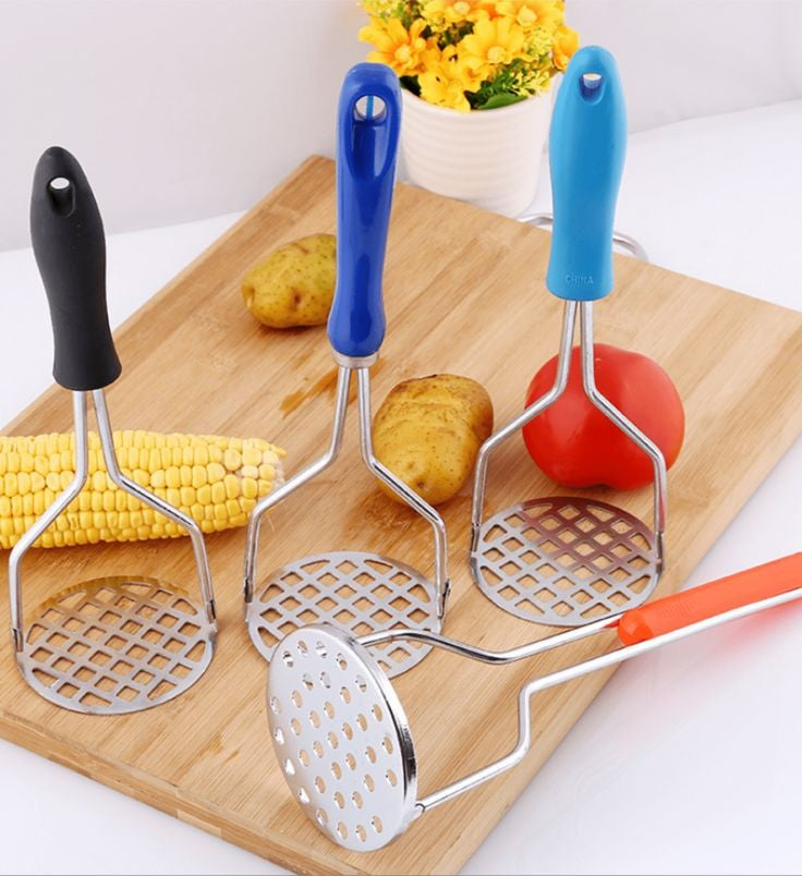 Premium Stainless Steel Potato Masher – Effortless Mashing with Comfort Grip