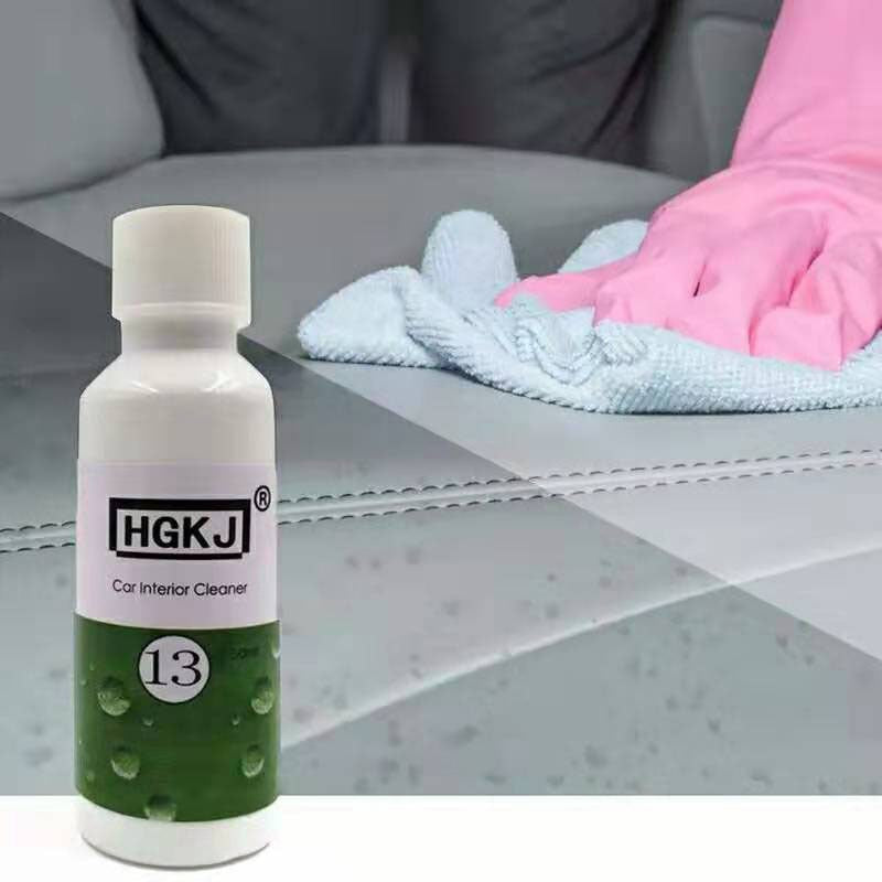 HGKJ 13 Car Leather &amp; Interior Foam Cleaner – Multi-Surface Plastic, Vinyl &amp; Upholstery Cleaning Spray