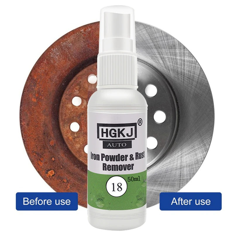 HGKJ-18 Car Rust Remover Spray – Iron Powder &amp; Paint Wheel Cleaner