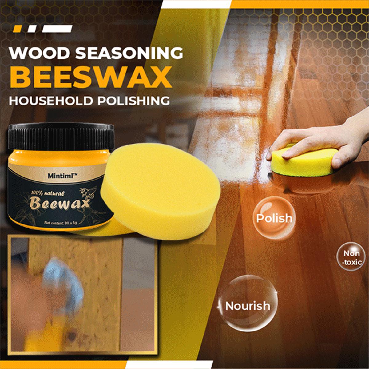 Wood Seasoning Beeswax Polish – Natural Furniture Care &amp; Restoration | Multi-Purpose Beewax Cleaner &amp; Polish