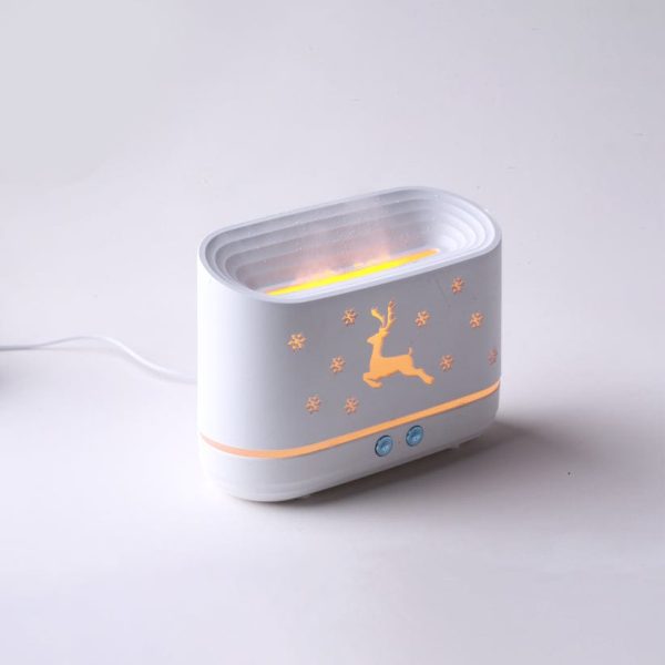 Deep Flame Humidifier – Flame Mist Aroma Diffuser for Relaxing, Romantic Vibes