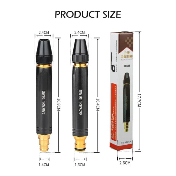 High Pressure Power Washer Spray Gun – Multi-Purpose Car Wash &amp; Garden Watering Hose Nozzle