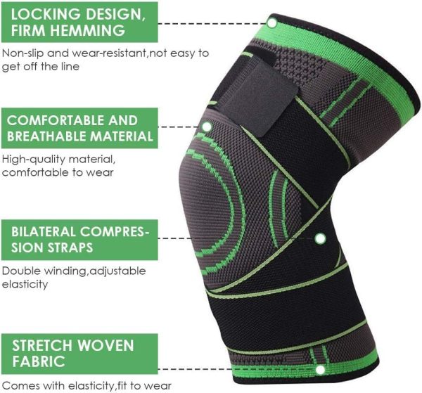 Adjustable Knee Support Band – Pressure Relief &amp; Injury Protection for Men &amp; Women