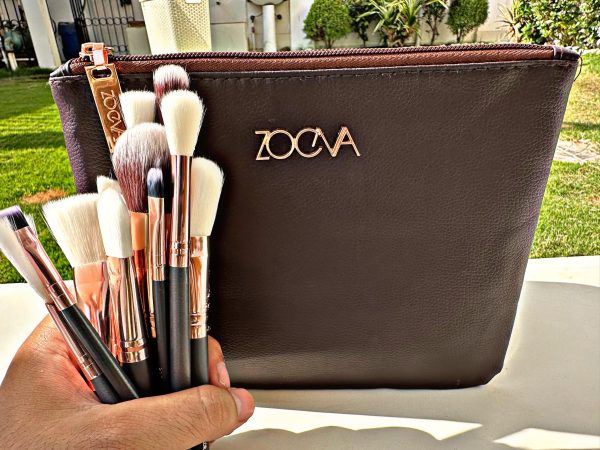 Zoeva 12-Piece Makeup Brush Set with Pouch – Complete Face &amp; Eye Brush Collection