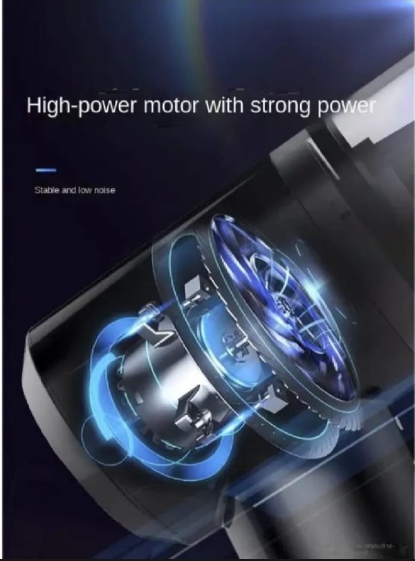 3-in-1 Cordless Mini Vacuum Cleaner – Vacuum, Blow &amp; Inflate Anywhere with Ease