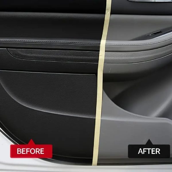 Qifenghe Car Plastic Restorer &amp; Wax Polish – 200gm + Sponge | Interior &amp; Exterior Renewal Coating