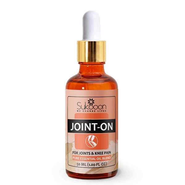 Sukoon Joint On Essential Oil – Natural Pain Relief for Joints, Back, Arthritis &amp; Muscles (30ml)